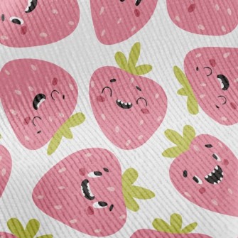 Funny Expression Strawberry Standard Corduroy