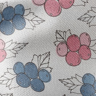 Bicolor Berry Waterproof Canvas