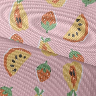 Hand Drawn Delicious Fruit Waterproof Oxford