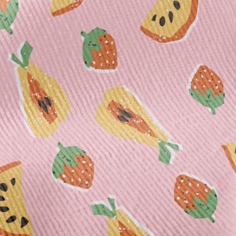Hand Drawn Delicious Fruit Standard Corduroy