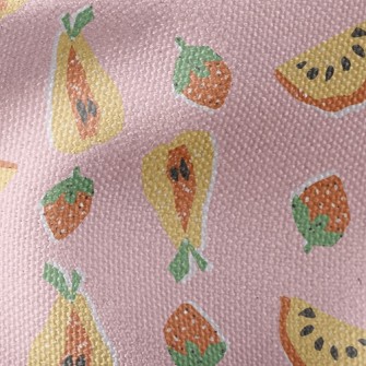 Hand Drawn Delicious Fruit Waterproof Canvas