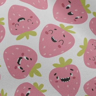 Funny Expression Strawberry Chiffon