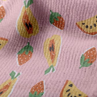 Hand Drawn Delicious Fruit Terry