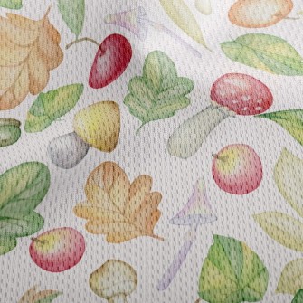 Mushrooms And Apples Athletic Mesh Flat Back