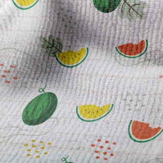 Plaid Two-color Watermelon Terry