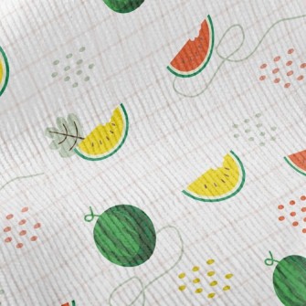 Plaid Two-color Watermelon Standard Corduroy