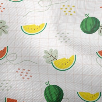 Plaid Two-color Watermelon Dobby
