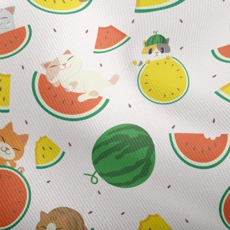 Cat Loves Watermelon Dobby