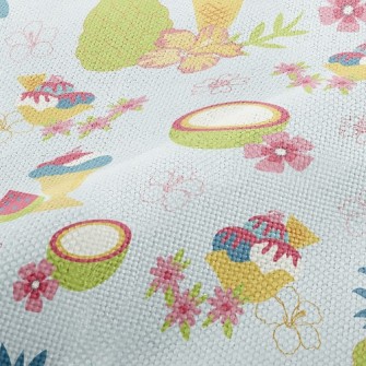 Hibiscus Coconut Performance Linen