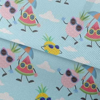 Watermelon Pineapple Goes On V Waterproof Oxford