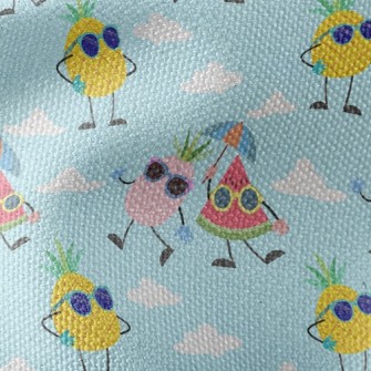 Watermelon Pineapple Goes On V Waterproof Canvas