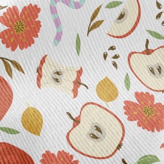 Bug Bites An Apple Standard Corduroy