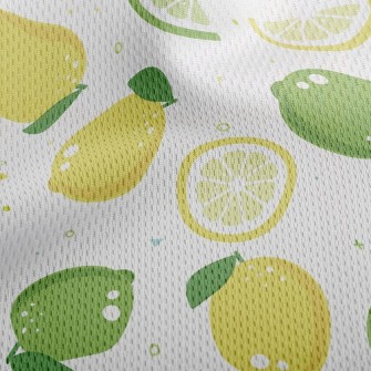 Sour Lemon Athletic Mesh Flat Back