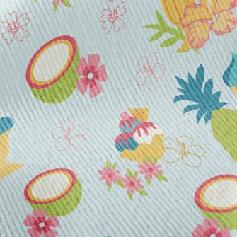 Hibiscus Coconut Standard Corduroy