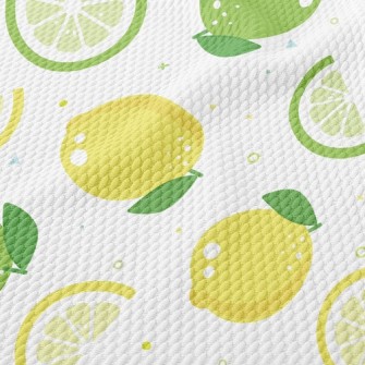 Sour Lemon Birdseye Piqué