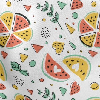 Watermelon Platter Stretch Ponte