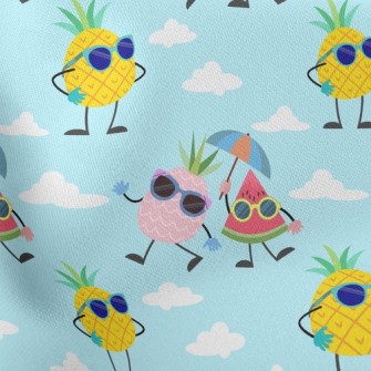 Watermelon Pineapple Goes On V Stretch Ponte