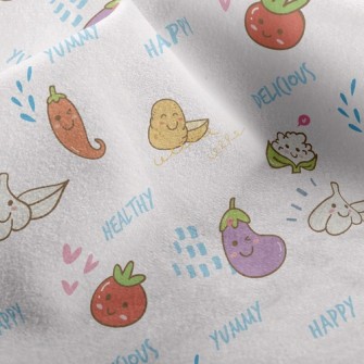 Nutritious And Healthy Fruits  Micro Fleece
