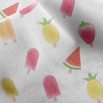 Mixed Fruit Popsicles Micro Fleece