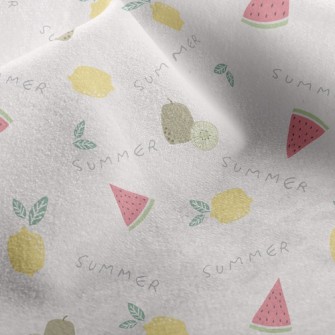 Summer Tropical Fruit Micro Fleece