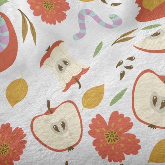 Bug Bites An Apple Minky