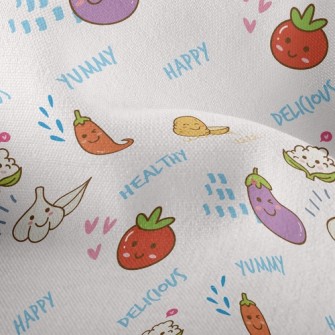 Nutritious And Healthy Fruits  Lightweight Performance Linen