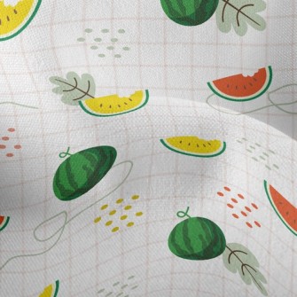 Plaid Two-color Watermelon Lightweight Performance Linen