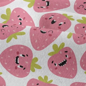 Funny Expression Strawberry Modern Jersey