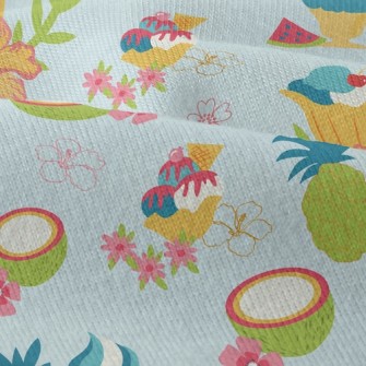 Hibiscus Coconut Modern Jersey