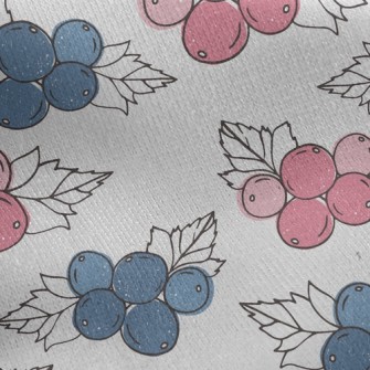 Bicolor Berry Jersey Backed Fleece