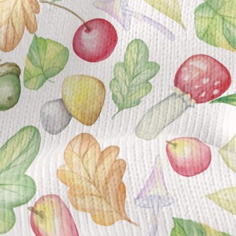 Mushrooms And Apples Stretch Jersey