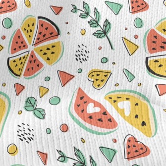 Watermelon Platter Stretch Jersey