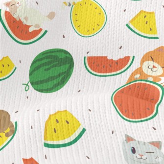 Cat Loves Watermelon Stretch Jersey