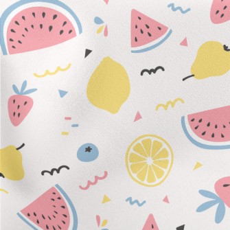 Tropical Juicy Fruit Lightweight Cotton Poplin