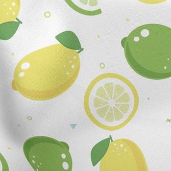 Sour Lemon Lightweight Cotton Poplin