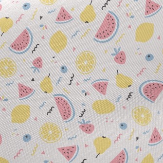 Tropical Juicy Fruit Midweight Cotton Poplin