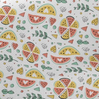 Watermelon Platter Midweight Cotton Poplin