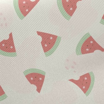 Watermelon Dozing Off Midweight Cotton Poplin