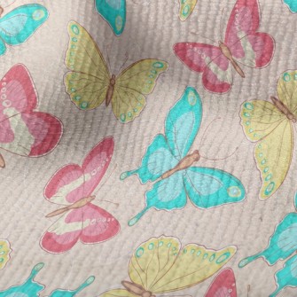 Tricolor Elegant Butterfly Terry