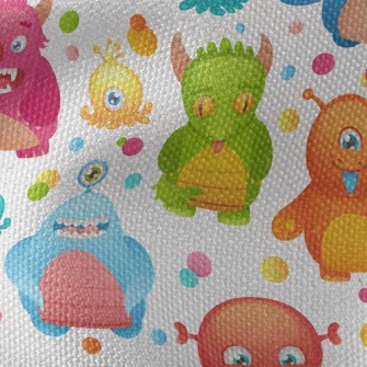 Mysterious Planet Little Monst Waterproof Canvas