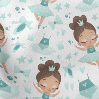 Elegant Ballet Little Girl Stretch Ponte