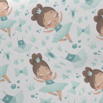 Elegant Ballet Little Girl Twill