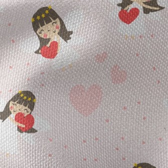 Romantic Loving Little Angel Waterproof Canvas