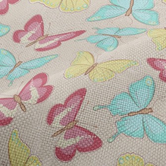 Tricolor Elegant Butterfly Performance Linen