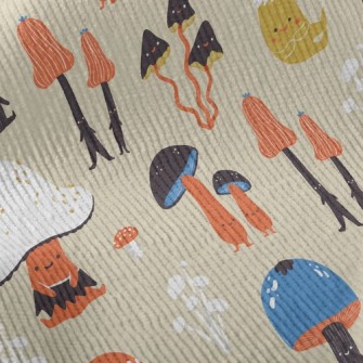 Cute Little Mushroom Family Standard Corduroy