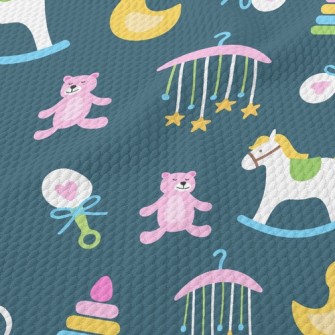 Gentle Soothing Baby Toys Birdseye Piqué