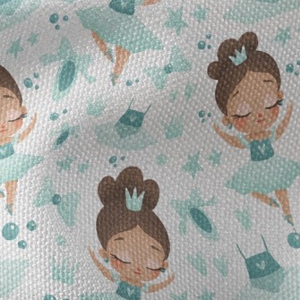 Elegant Ballet Little Girl Waterproof Canvas