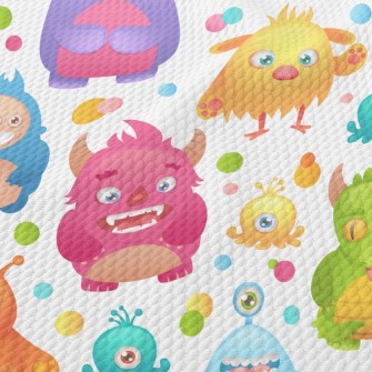 Mysterious Planet Little Monst Birdseye Piqué