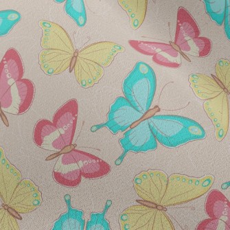 Tricolor Elegant Butterfly Chiffon
