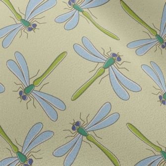 The Wenjing Dragonfly Family Chiffon